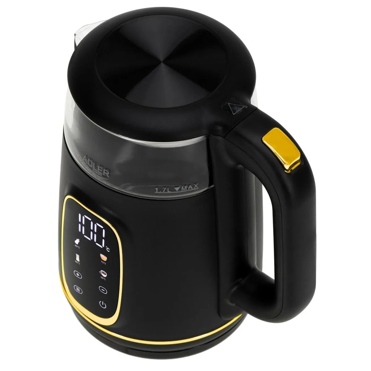 Bouilloire adler ad 1305bg noir or 2200 w 1 7 l s9112016561. Diaytar révolutionne votre façon de faire du shopping en ligne !