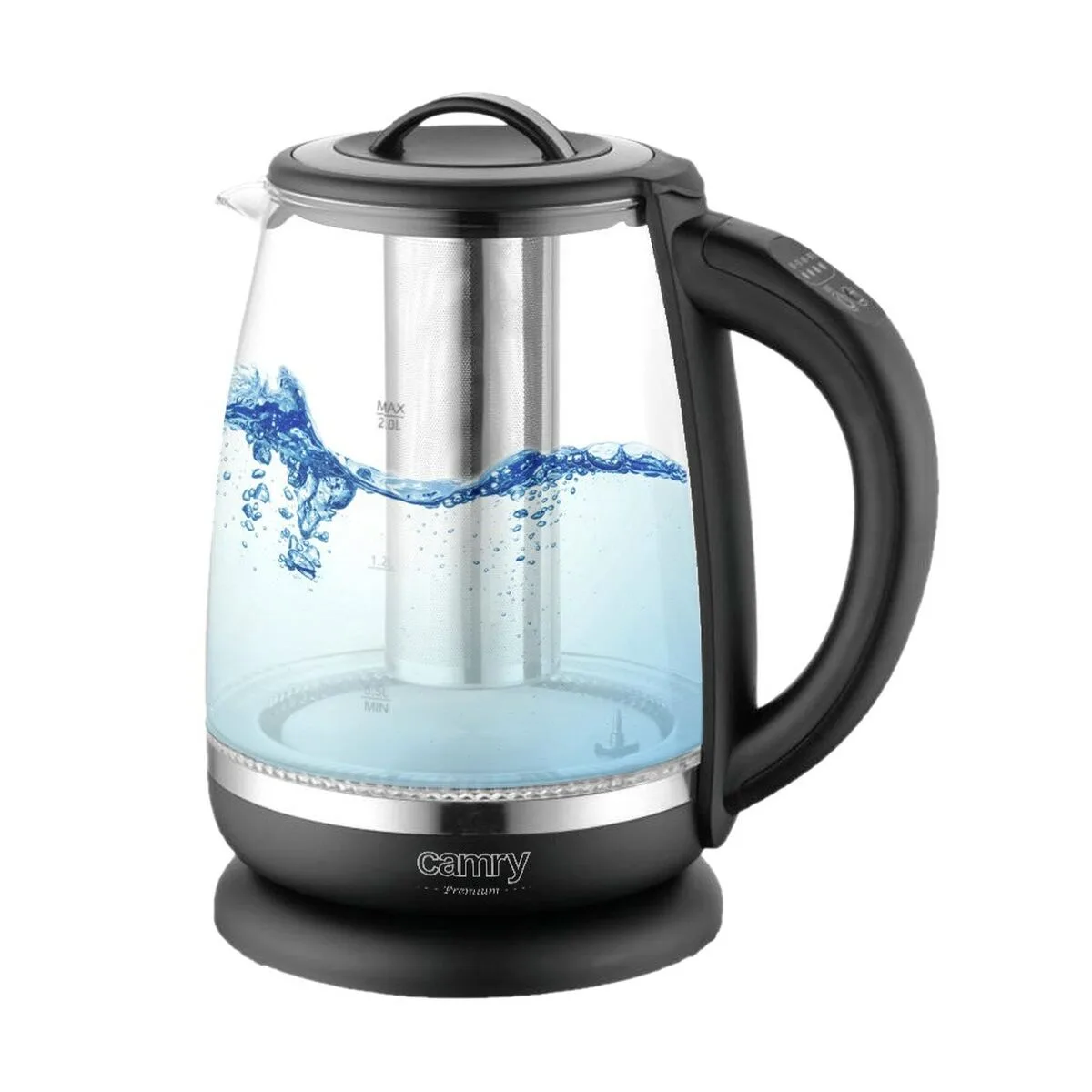 Bouilloire adler cr 1290 noir verre 2200 w 2 l s913405750. Diaytar, c'est votre éditeur de vie. Nous sélectionnons les produits qui deviendront les chapitres essentiels de votre quotidien.