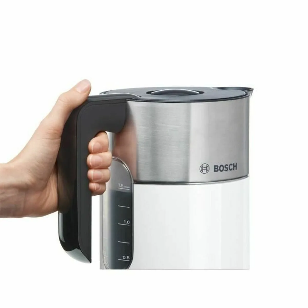 Bouilloire bosch twk8611p 2400 w blanc gris anthracite plastico acero inoxidable 2400 w 1 5 l s910122119. Notre équipe Diaytar parcourt le globe pour vous dénicher les produits généraux et électroniques les plus prometteurs