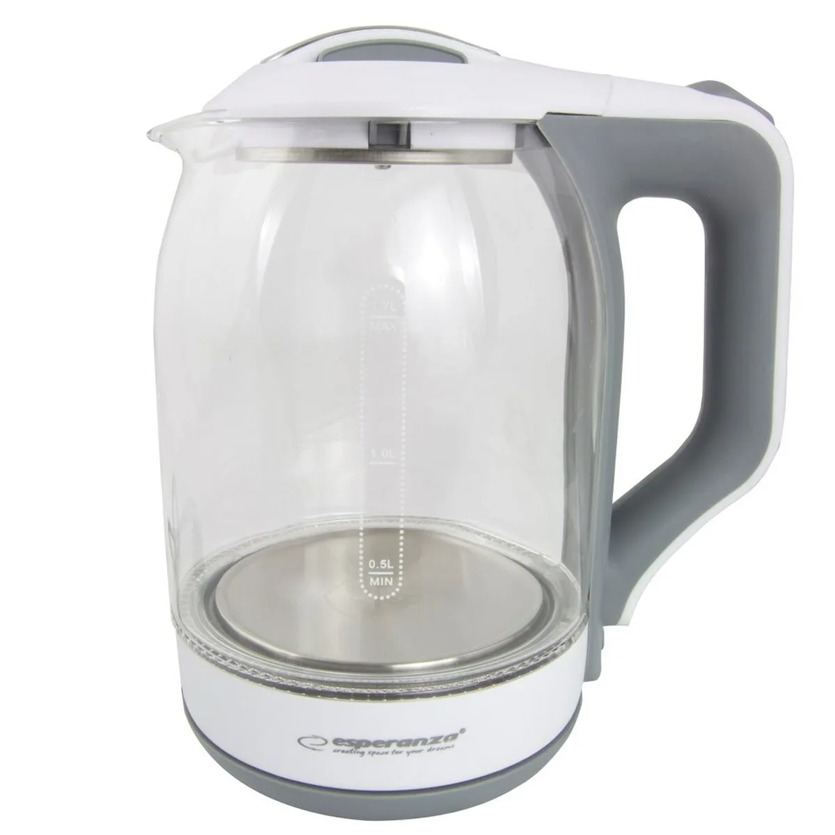 Bouilloire esperanza ekk025w blanc verre plastique 1500 w 1 7 l s910233832. Diaytar, c'est le refuge des amoureux du beau et de l'utile, un sanctuaire dédié au produit parfait.
