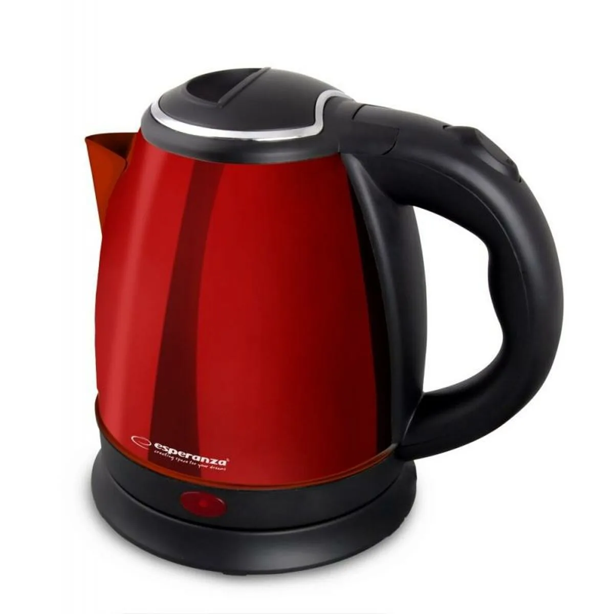Bouilloire esperanza ekk128r noir rouge acier inoxydable plastique 1350 w 1 l s914192349. Votre boutique de confiance Diaytar vous accompagne dans tous vos projets.