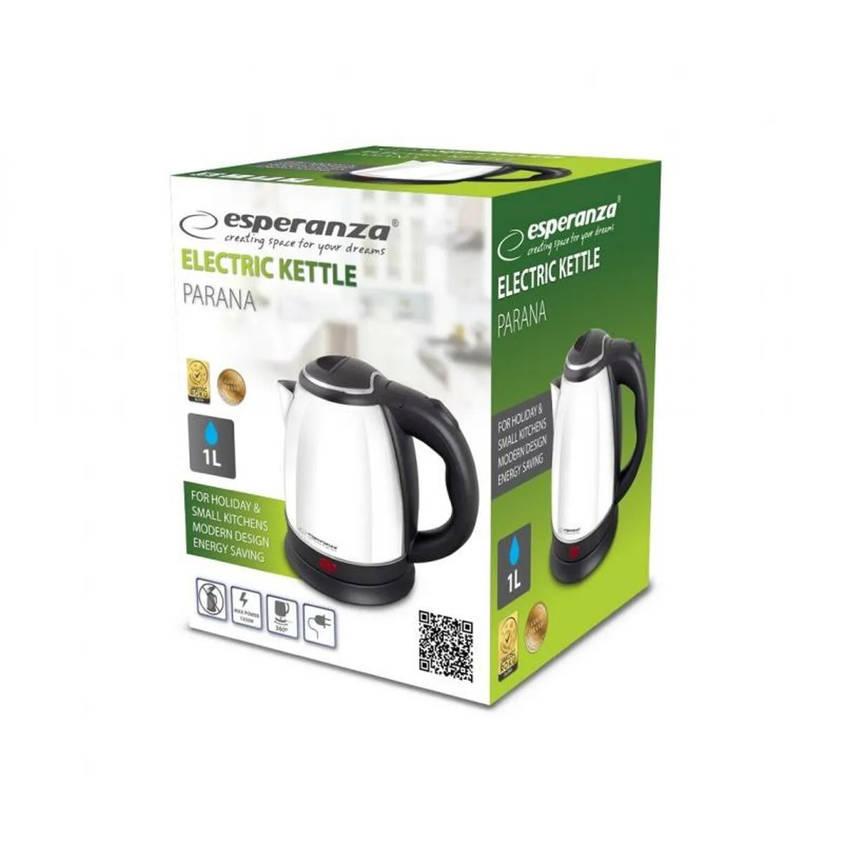 Bouilloire esperanza ekk128w blanc noir acier inoxydable plastique 1350 w 1 l s914192432. Avec Diaytar, faites de chaque achat en ligne une découverte et de chaque produit un ajout valuable à votre univers