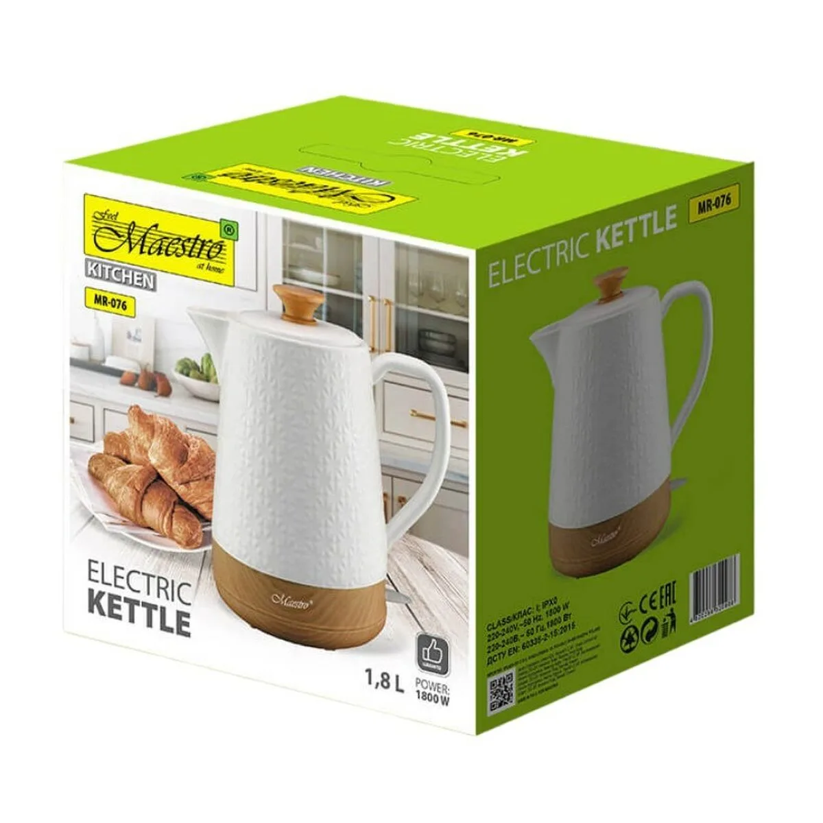 Bouilloire feel maestro mr 076 blanc ceramique 1800 w 2 l s914836490. Nous sommes Diaytar, les architectes de votre espace de vie en ligne, meublé avec les meilleurs produits du moment