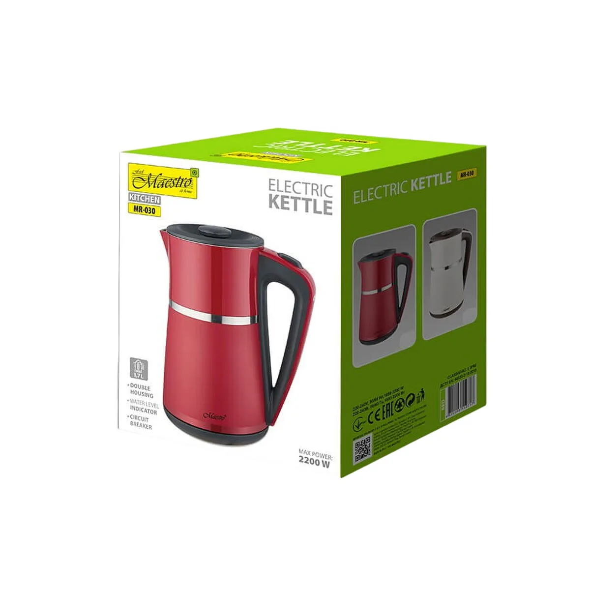 Bouilloire feel maestro mr030 rouge acier inoxydable 2200 w 1 7 l s913194560. Avec Diaytar, redécouvrez le plaisir de l'achat en ligne grâce à une approche humaine des produits et de la curation