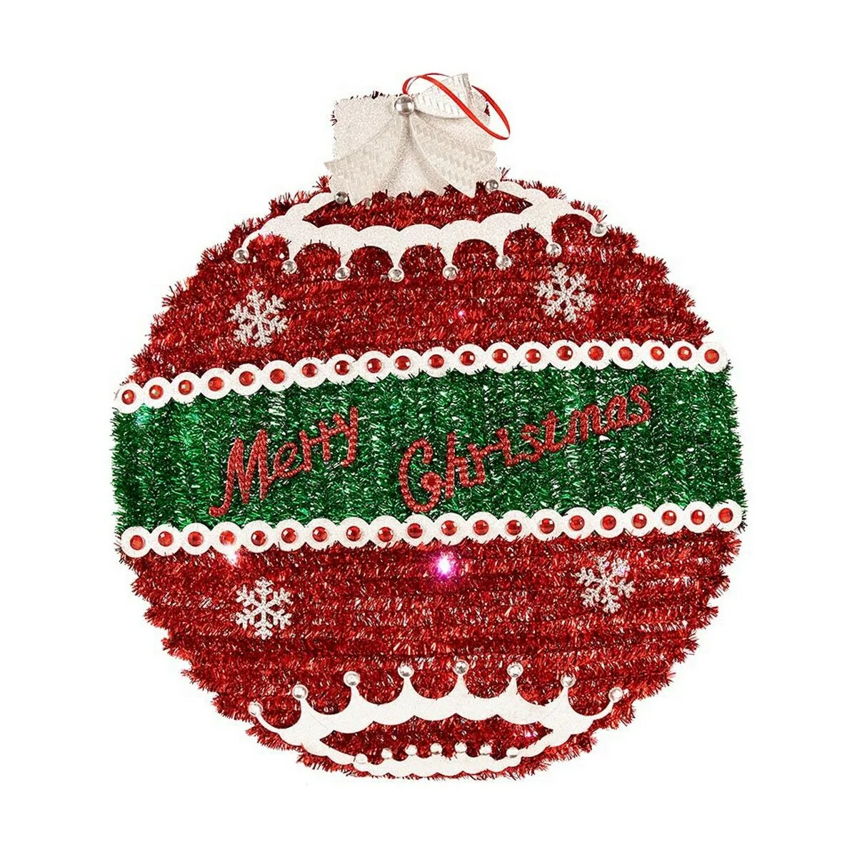 Boule de noel krist 19ch138 l blanc rouge argente polypropylene plastique lumiere led s361184442. Chez Diaytar, nous valorisons autant la fonction que la forme dans chaque produit que nous ajoutons à notre collection