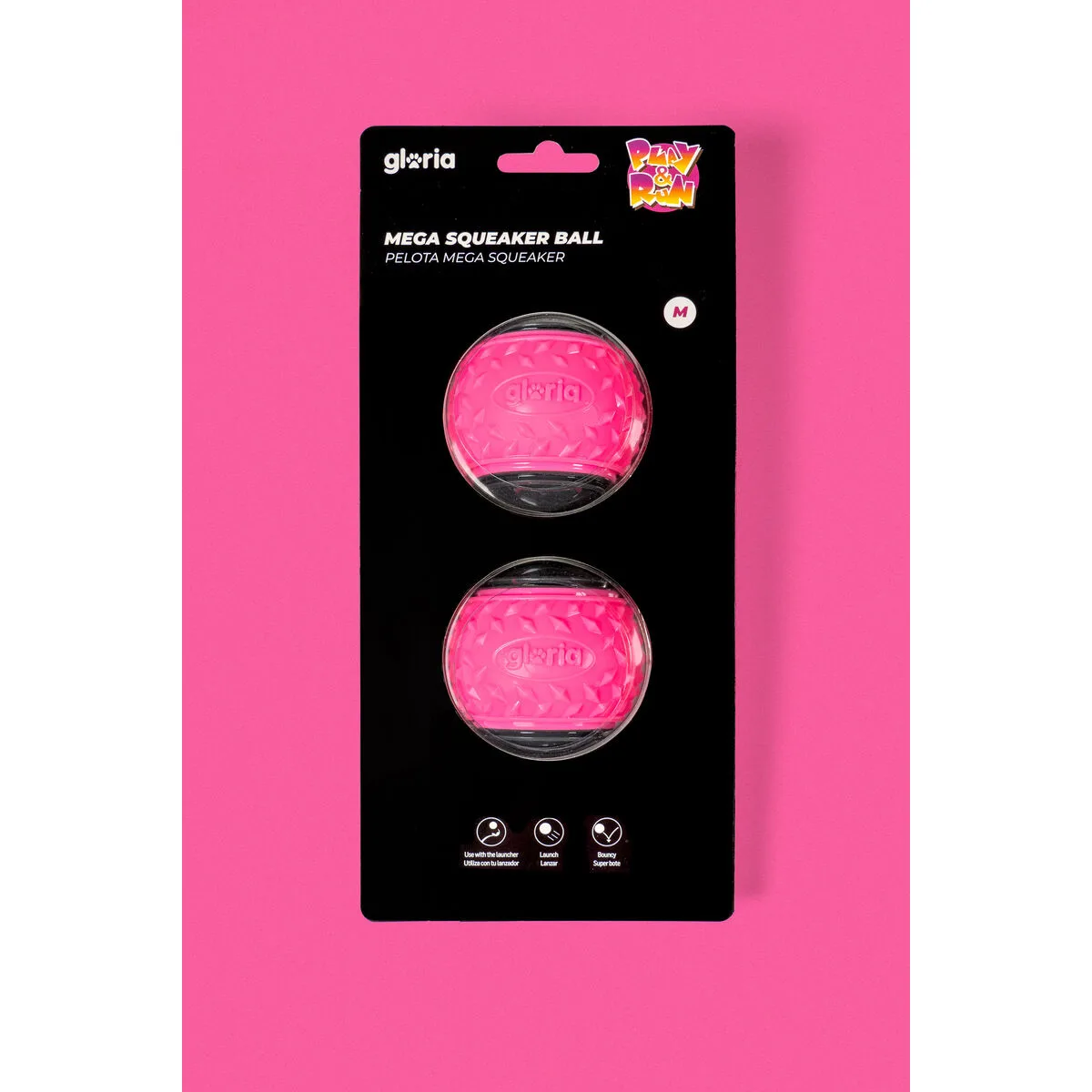 Boule pour animaux de compagnie gloria play and run rose tpr m 6 35 cm 2 unites s610522838. Bienvenue sur Diaytar, l'endroit où les produits ne sont pas juste achetés, mais sont adoptés pour la vie.