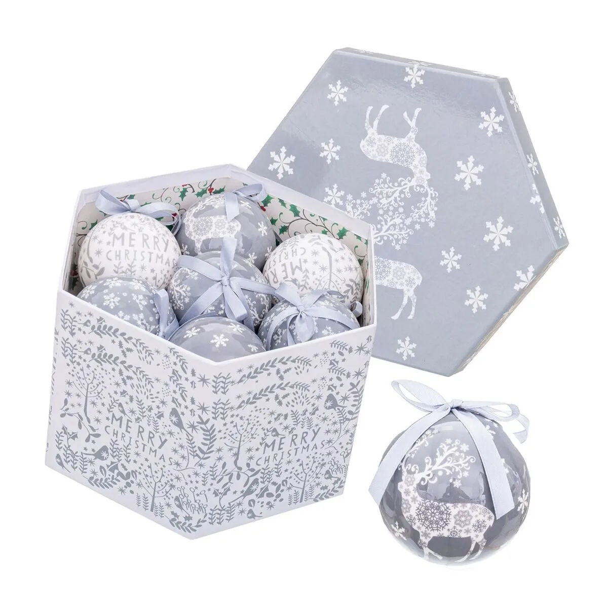 Boules de noel argente argent papier polyfoam cerf 7 5 x 7 5 x 7 5 cm 14 unites s880374771. Explorez Diaytar et laissez-vous surprendre par notre diversité de produits.