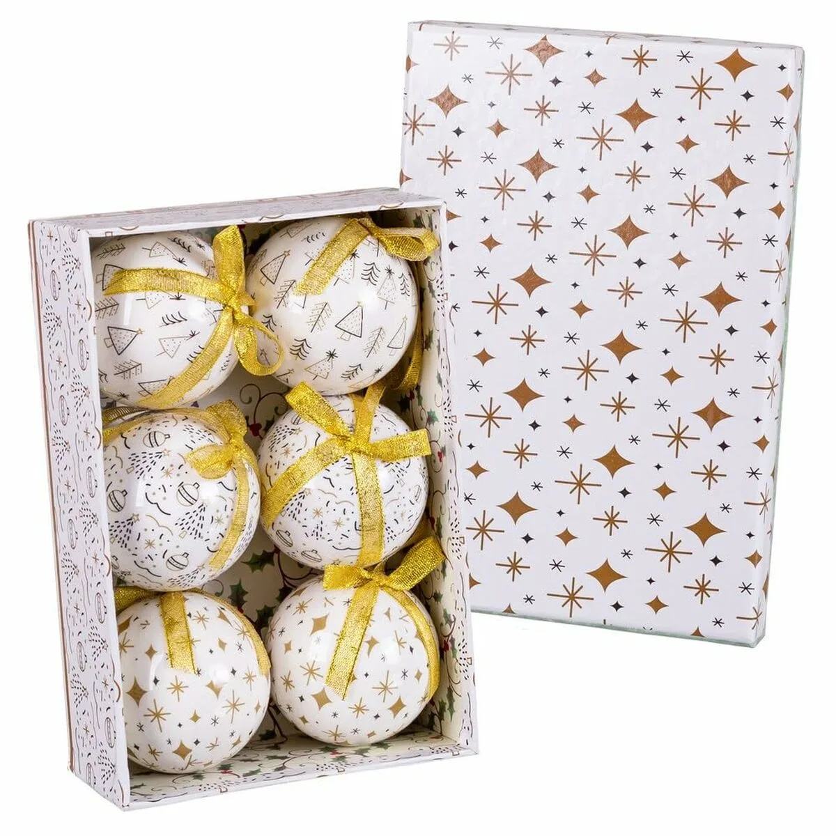 Boules de noel blanc dore papier polyfoam 7 5 x 7 5 x 7 5 cm 6 unites s880391050. Chez Diaytar, nous célébrons la singularité de chaque produit, qu'il s'agisse d'un gadget tech ou d'un ustensile maison