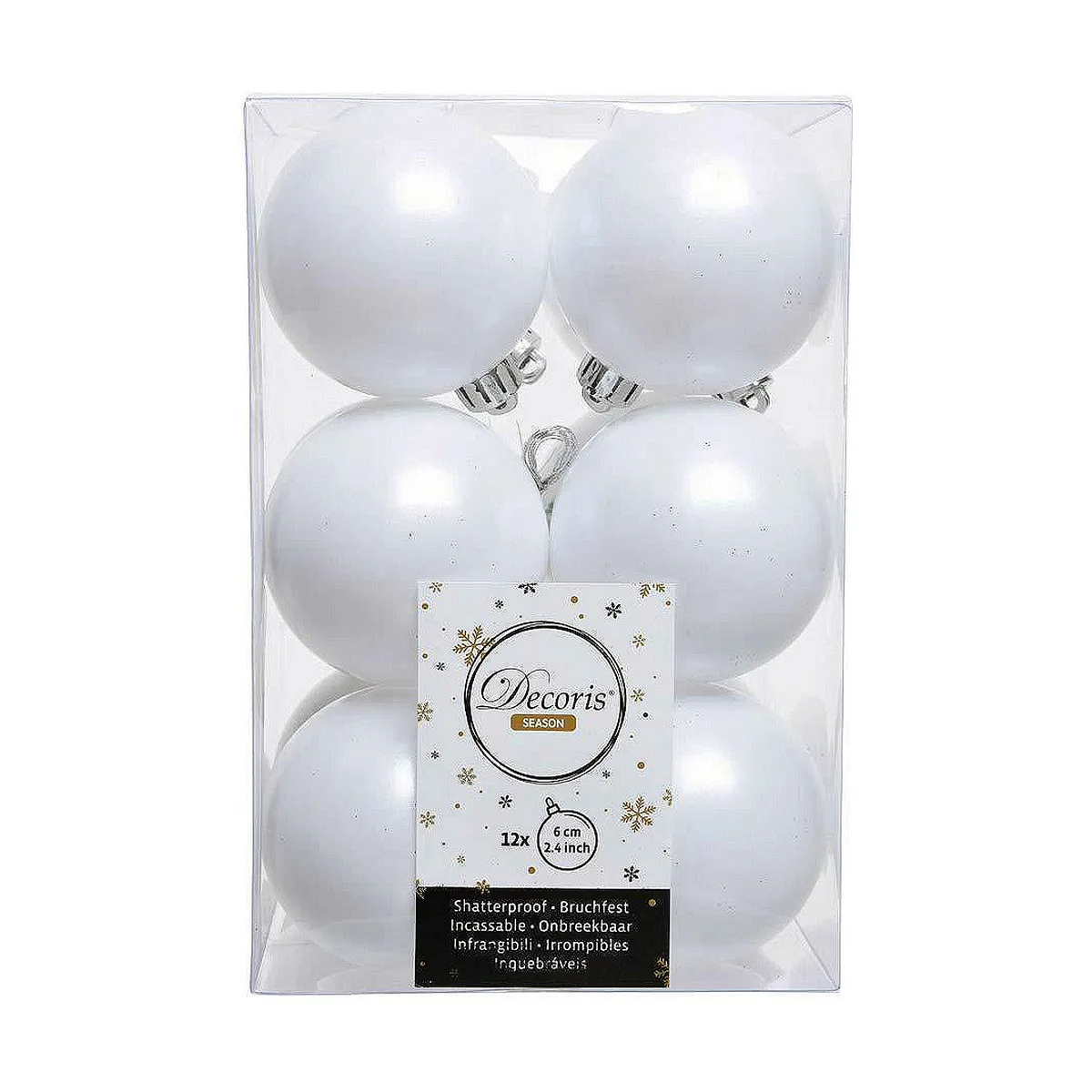 Boules de noel decoris blanc plastique 12 unites s790378240. Chez Diaytar, nous valorisons autant la fonction que la forme dans chaque produit que nous ajoutons à notre collection