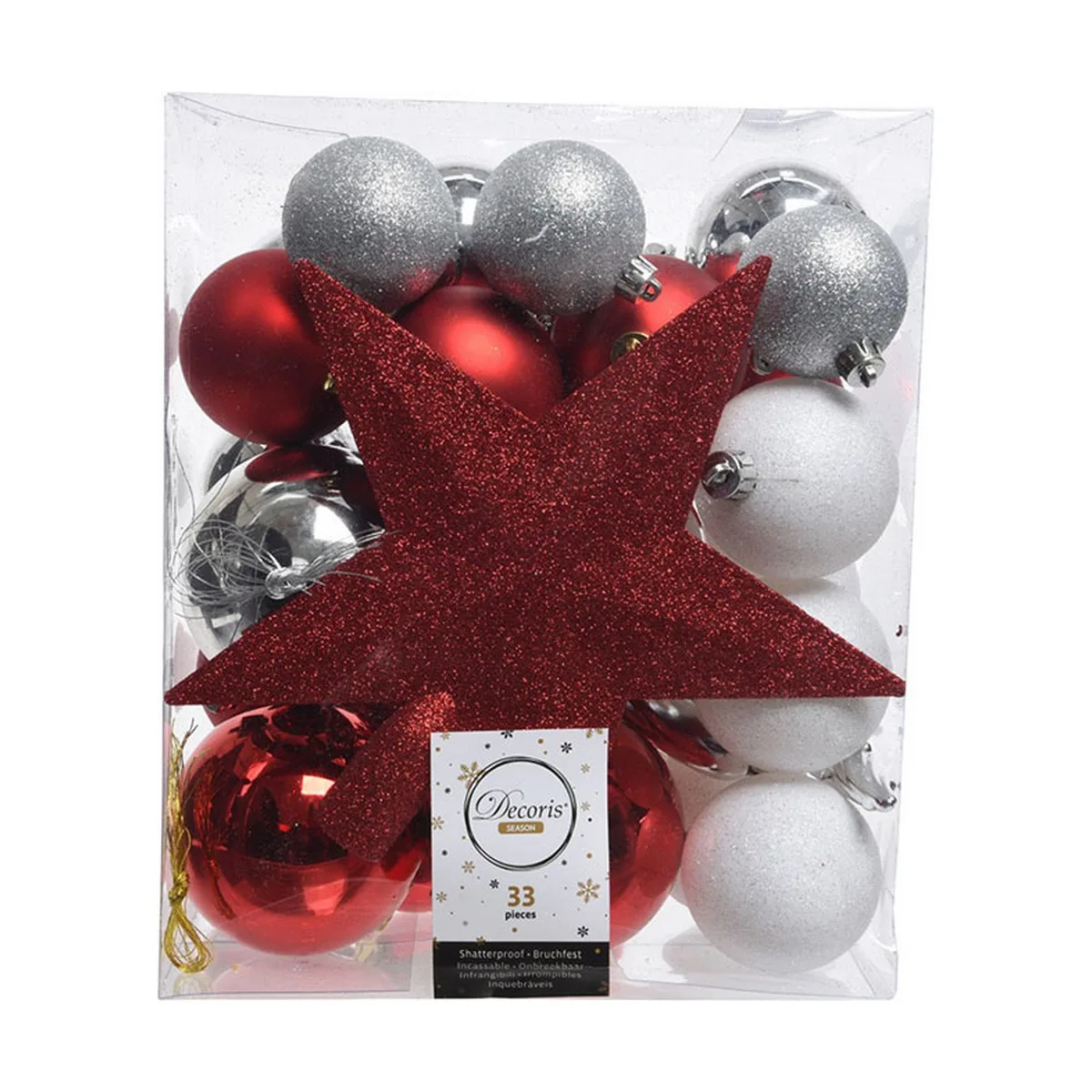 Boules de noel decoris rojo blanco 33 pieces s790529460. Diaytar, c'est la garantie de tomber sur ce produit unique qui fera de votre quotidien une expérience extraordinaire