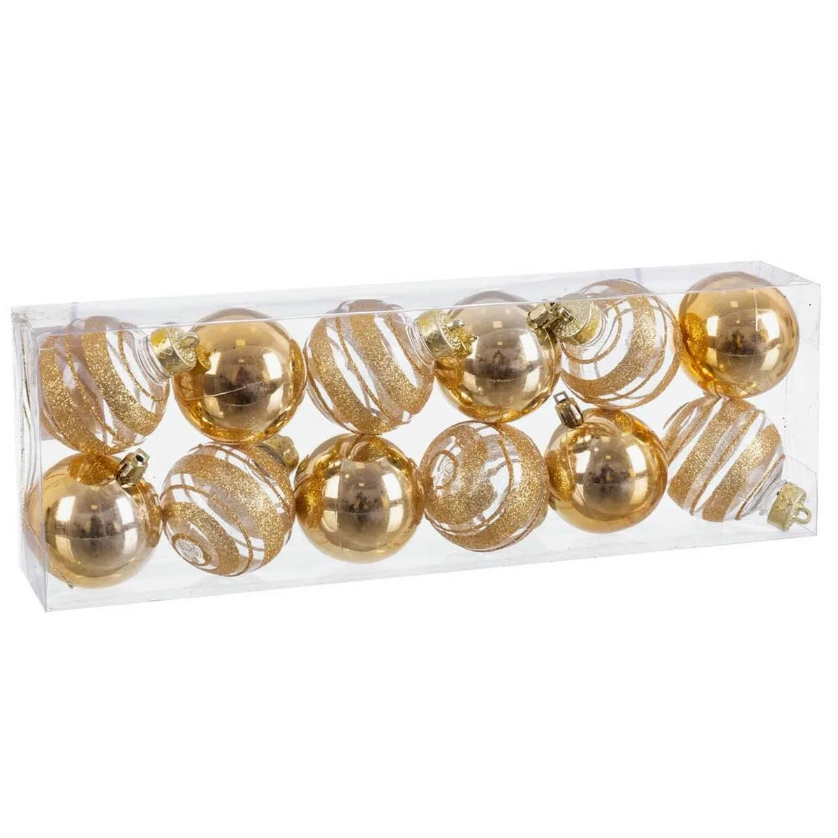 Boules de noel dore plastique 6 x 6 x 6 cm 12 unites s880378372. Diaytar : La boutique qui réunit qualité, tendance et prix accessibles sous un même toit.