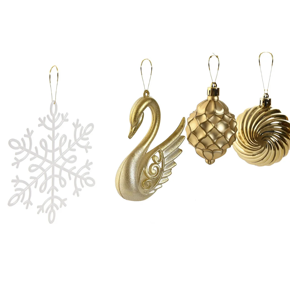 Boules de noel home esprit dore polyethylene 28 x 7 x 40 cm 70 piezas s305866770. Diaytar révolutionne votre façon de faire du shopping en ligne !