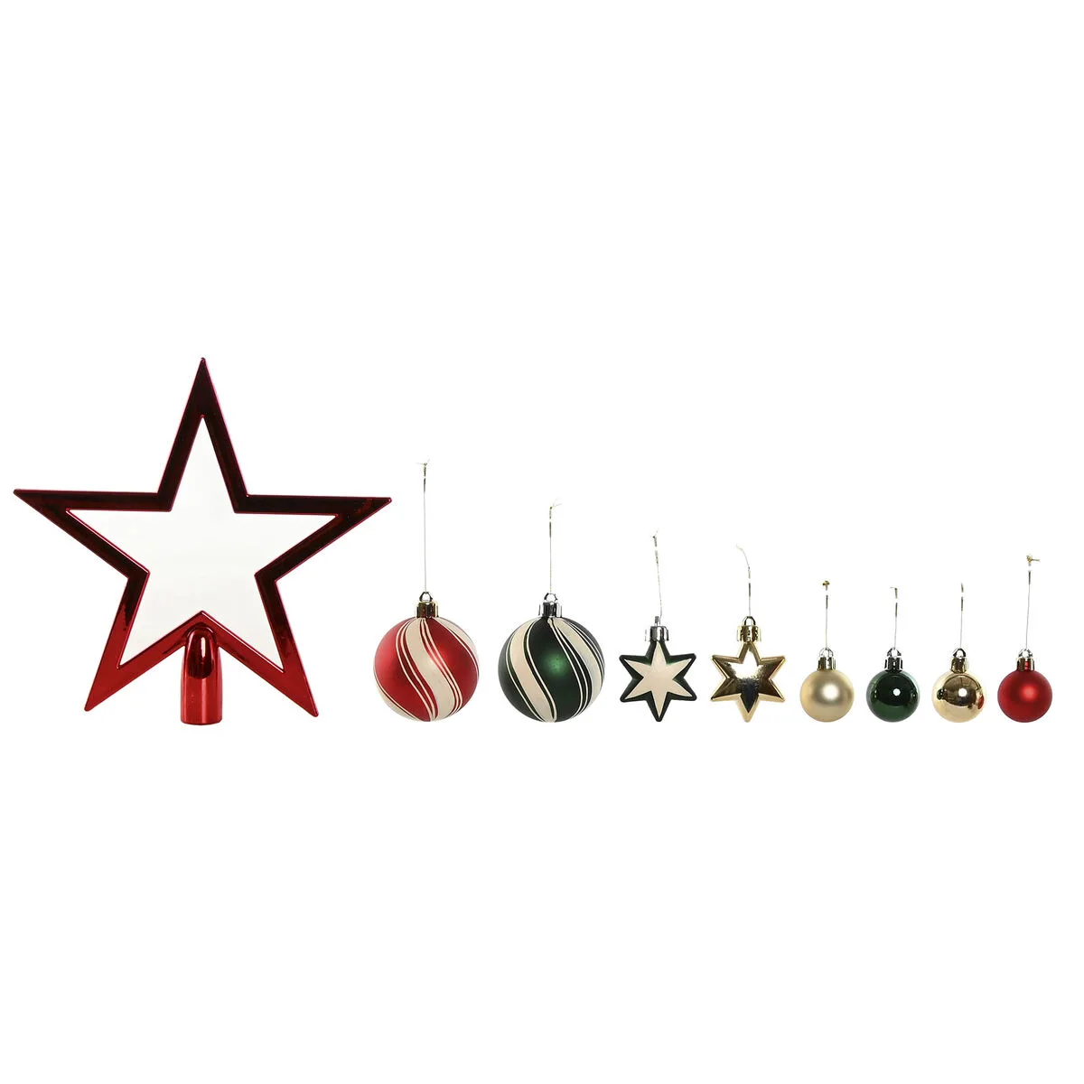 Boules de noel home esprit rouge vert polyethylene 21 x 6 5 x 27 cm 53 pieces s305866973. Diaytar Mode : Où l'élégance rencontre l'originalité pour un style unique.