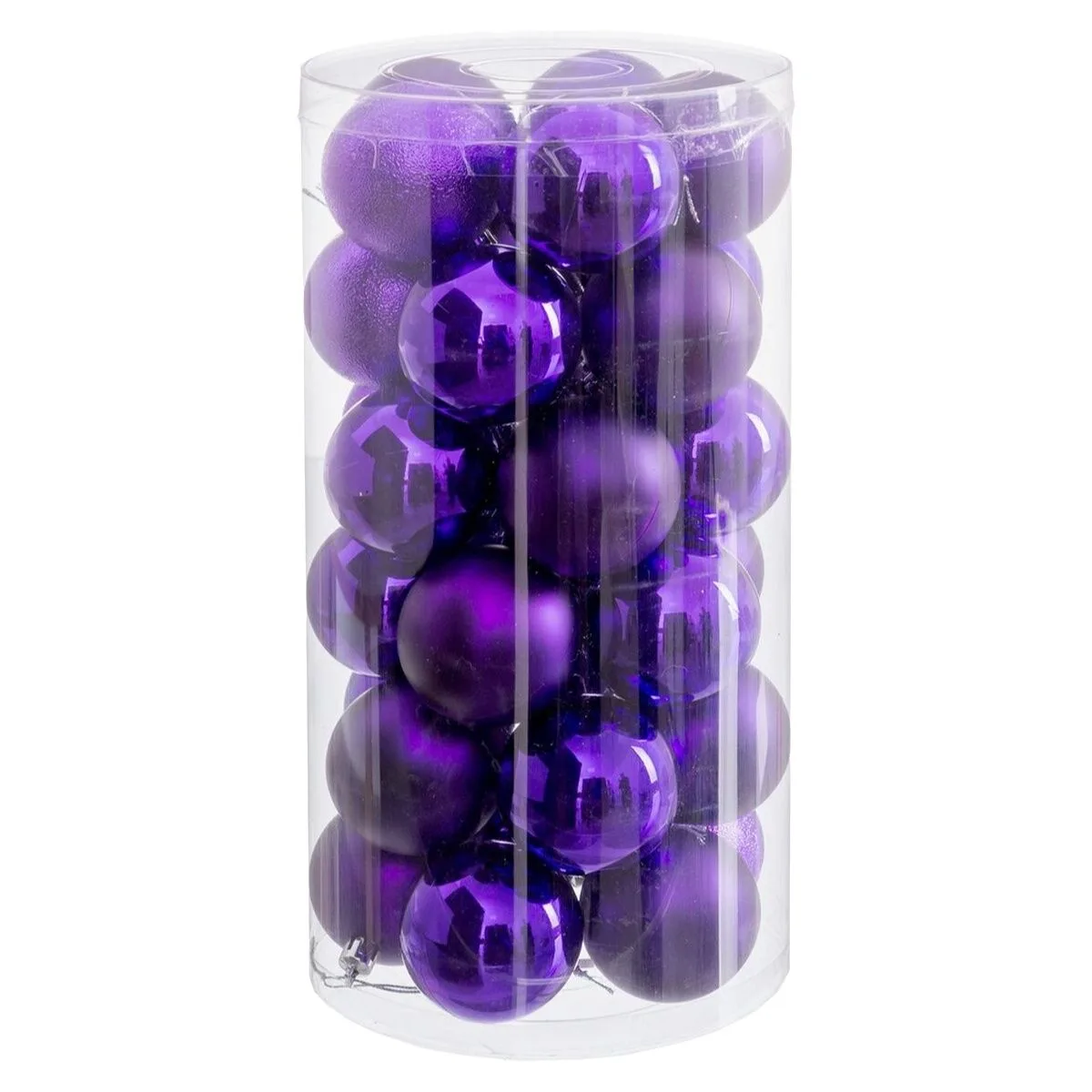 Boules de noel lila plastique o 6 cm 30 unites s880765378. Chez Diaytar, chaque détail compte pour votre satisfaction totale.