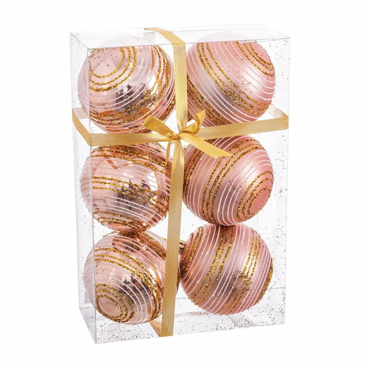 Boules de noel rose plastique spirale 8 x 8 x 8 cm 6 unites s880359889. Notre mantra chez Diaytar : un produit, un sourire. Nous mesurons notre succès à votre satisfaction instantanée.