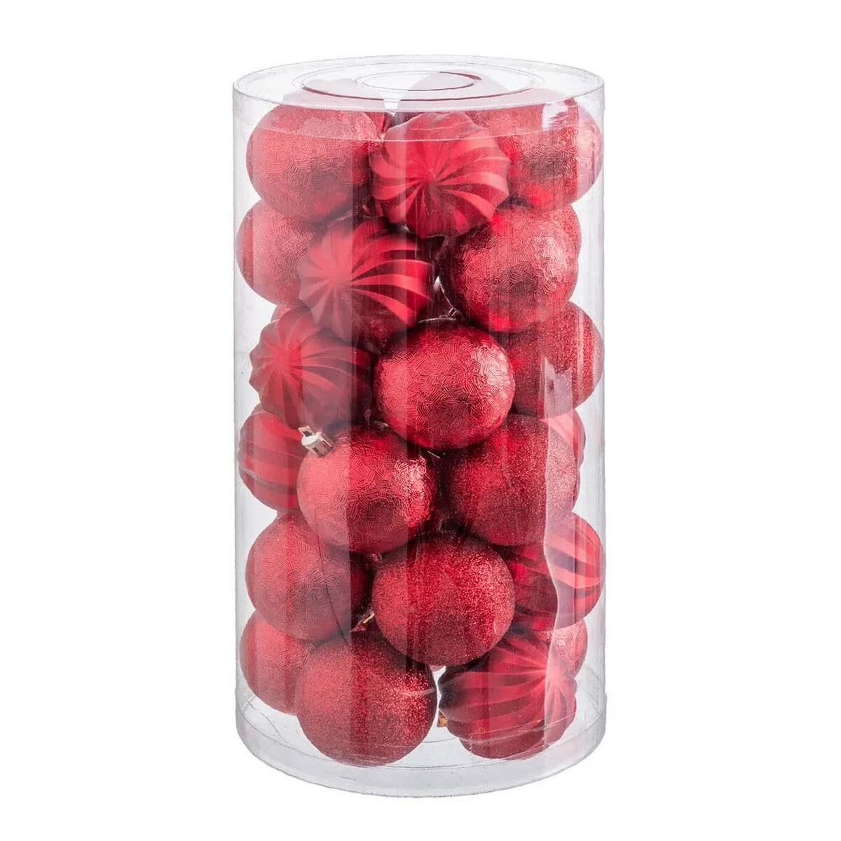 Boules de noel rouge plastique 6 x 6 x 6 cm 30 unites s880360337. Bienvenue dans le futur du shopping. Diaytar utilise la data pour anticiper vos besoins, mais garde la magie de la surprise.