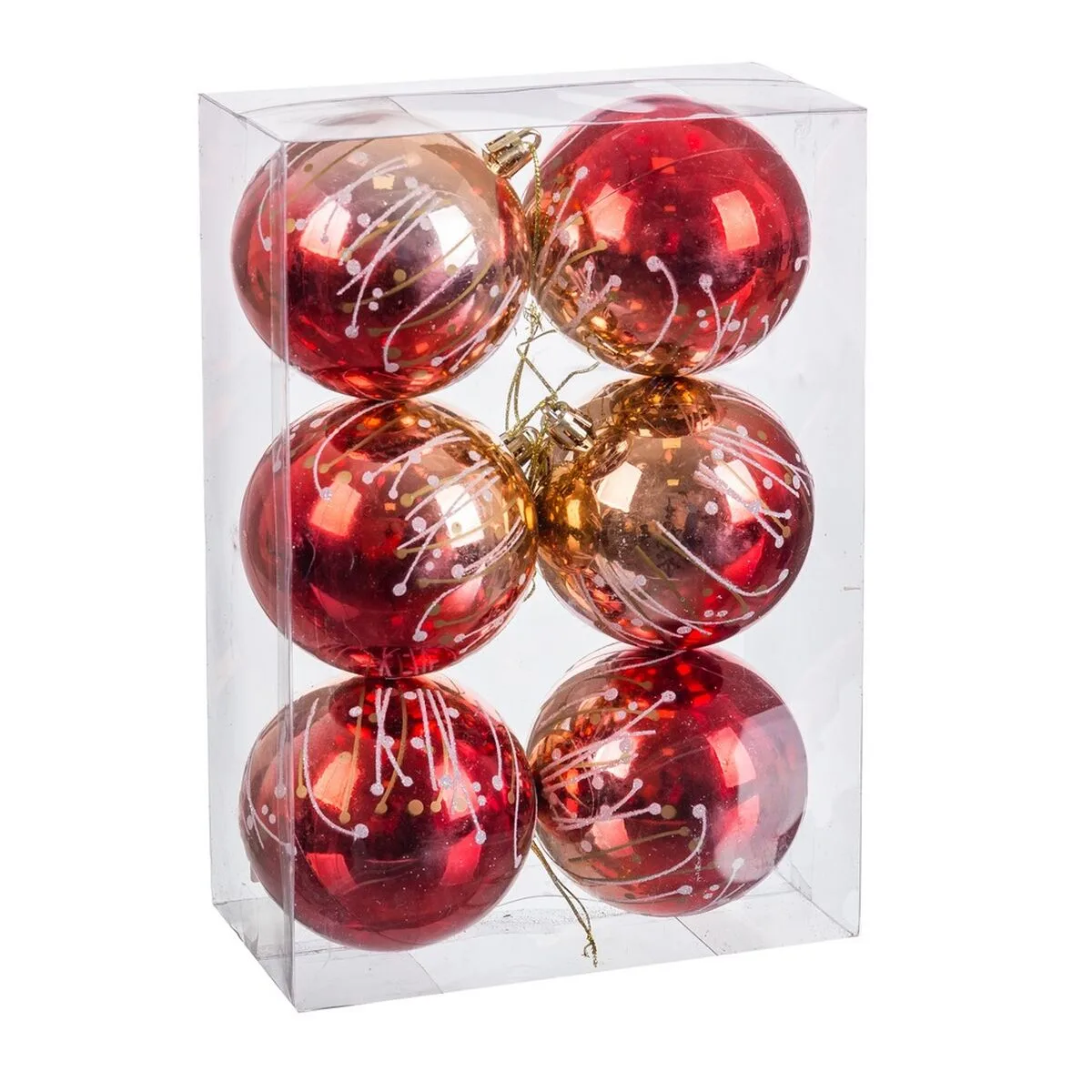 Boules de noel rouge plastique o 8 cm 24 x 8 x 16 cm 6 unites s880659994. Votre boutique de confiance Diaytar vous accompagne dans tous vos projets.