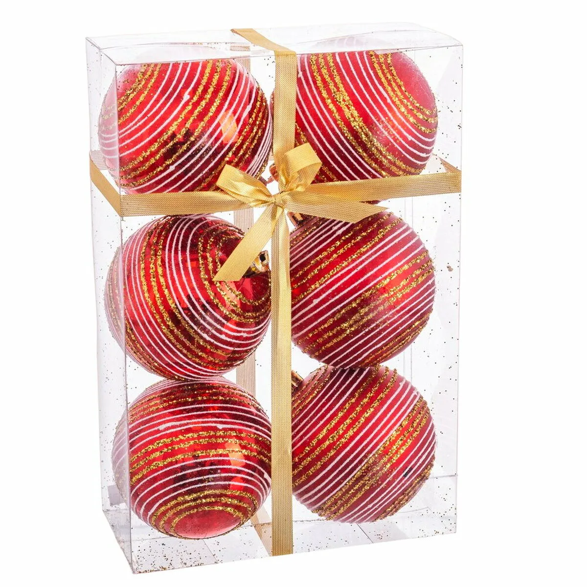 Boules de noel rouge plastique spirale 8 x 8 x 8 cm 6 unites s880362153. Diaytar, le nom qui garantit que chaque produit, du plus technologique au plus basique, a été choisi avec goût et exigence