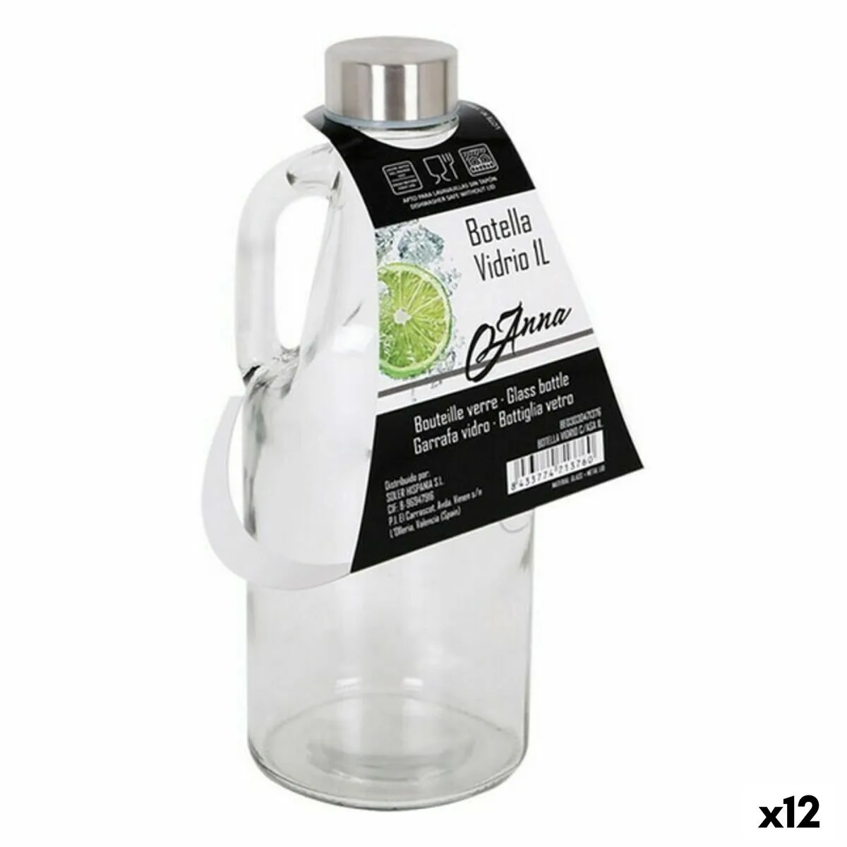 Bouteille en verre anna 1 l verre 12 unites s222980377. Diaytar, c'est la promesse de trouver ce produit parfait qui répondra à un besoin précis tout en étant un objet de désir