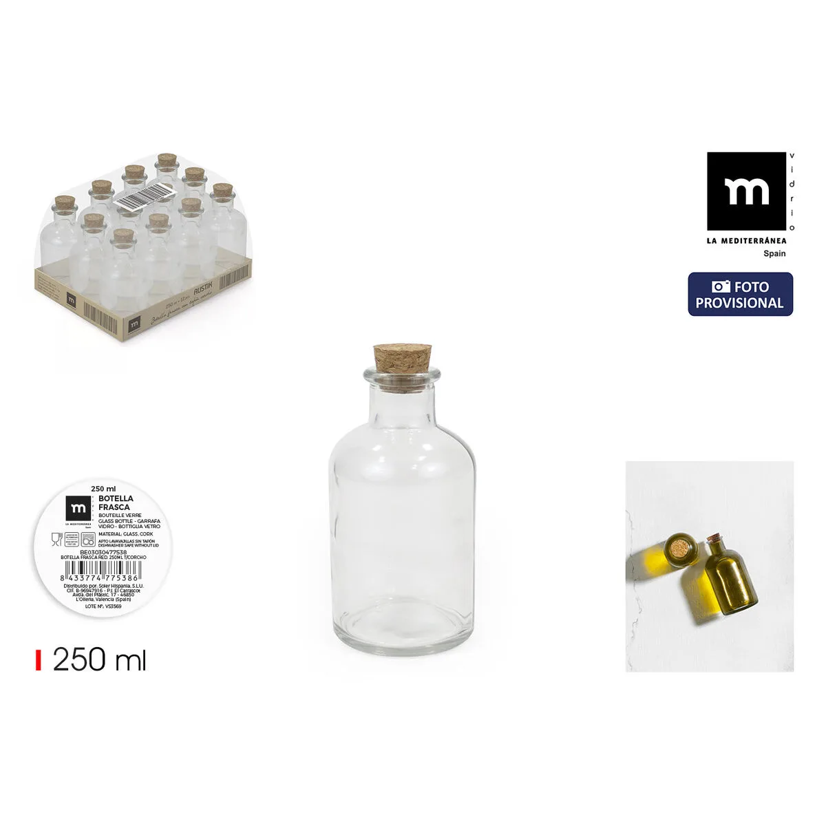 Bouteille en verre la mediterranea 0 25 l 36 unites s223563339. Diaytar, c'est la démonstration que le meilleur des produits est à portée de clic, sans compromis, sans attente.