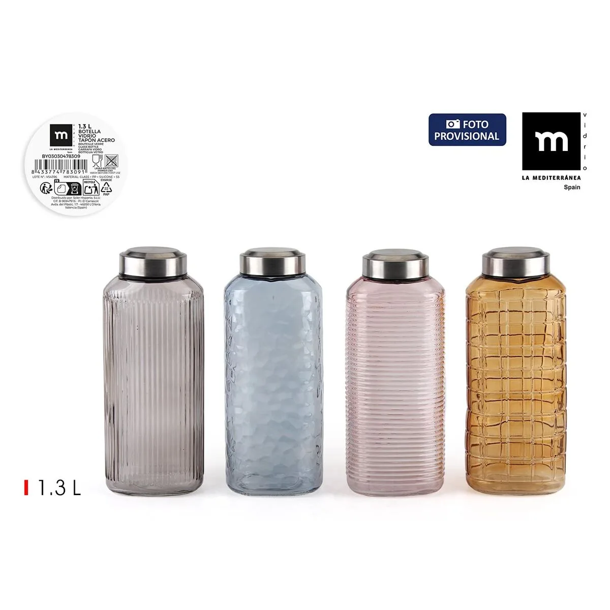 Bouteille en verre la mediterranea verre 1 3 l 12 unites s223873760. Diaytar, le compagnon idéal de votre vie connectée et stylée, à travers une offre généraliste sans équivalent