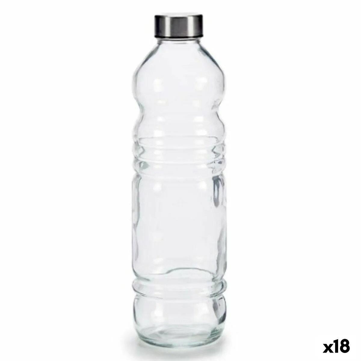 Bouteille en verre transparent argente verre 1 1 l 8 x 31 x 8 cm 18 unites s362427086. Diaytar a fait de la variété son arme secrète : une offre généraliste si vaste que vous y trouverez forcément l'inimaginable