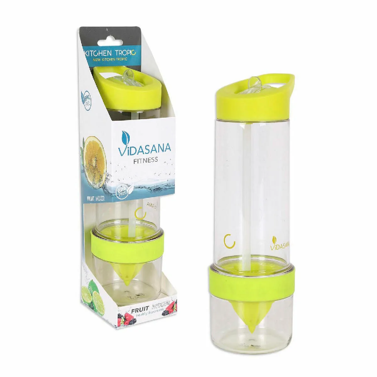 Bouteille kitchen tropic jaune 7 5 x 24 5 cm melangeur 2 unites s222649414. Nous sommes Diaytar, les architectes de votre espace de vie en ligne, meublé avec les meilleurs produits du moment