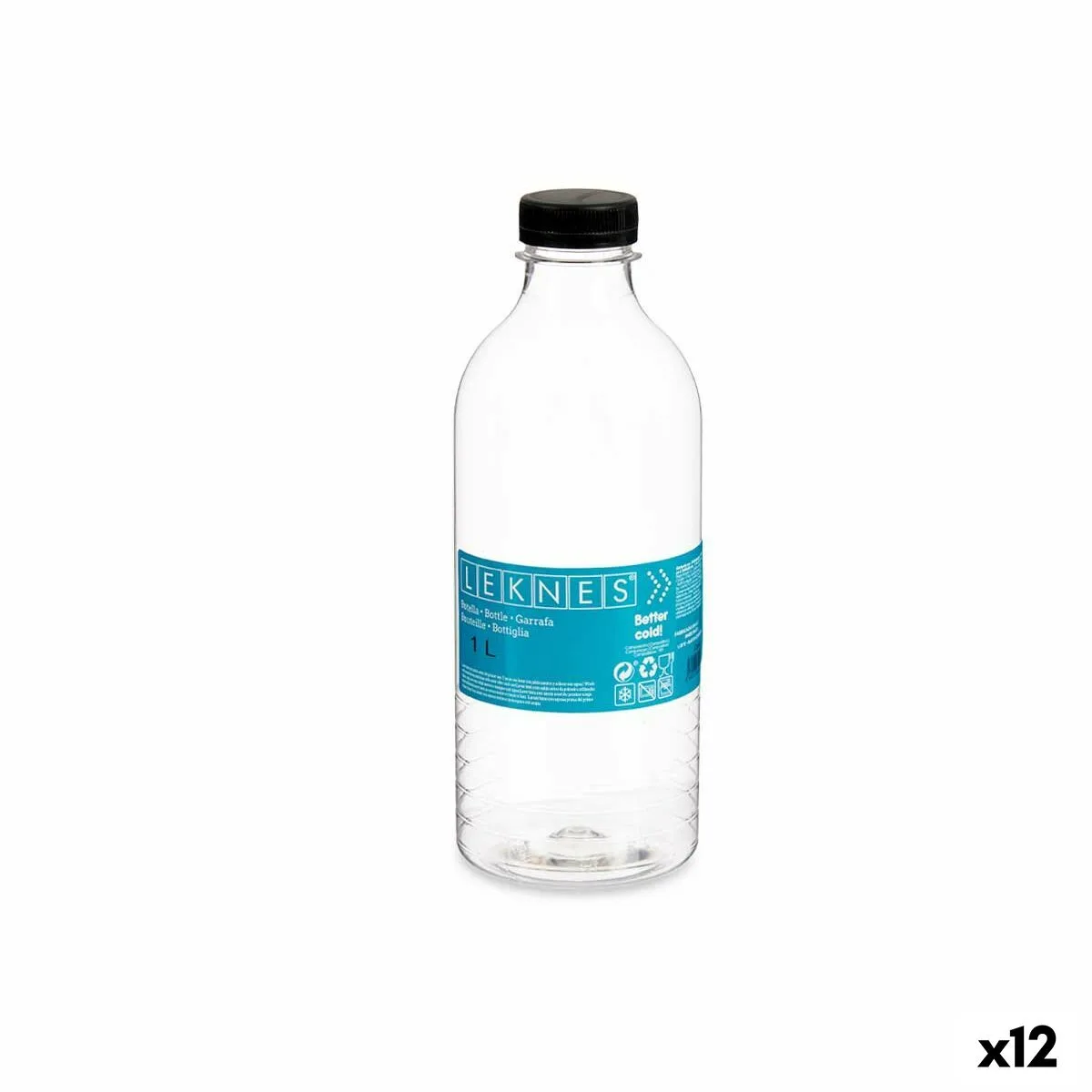 Bouteille leknes 004041 29 noir transparent plastique 1 l 8 3 x 23 x 8 3 cm 12 unites s362628538. L'aventure Diaytar commence ici : parcourez un catalogue généraliste unique où la surprise et la qualité sont au rendez-vous