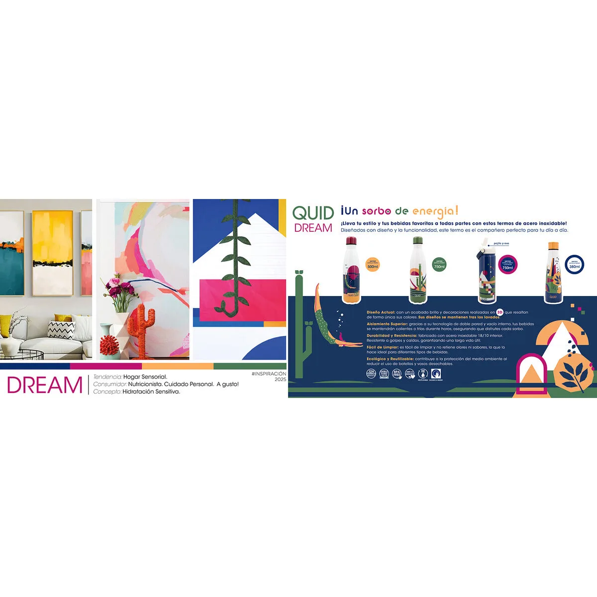Bouteille thermique quid dream vert 750 ml 12 unites s271276655. L'ADN de Diaytar : un mélange éclectique et raffiné de produits qui parle aussi bien aux geeks qu'aux esthètes