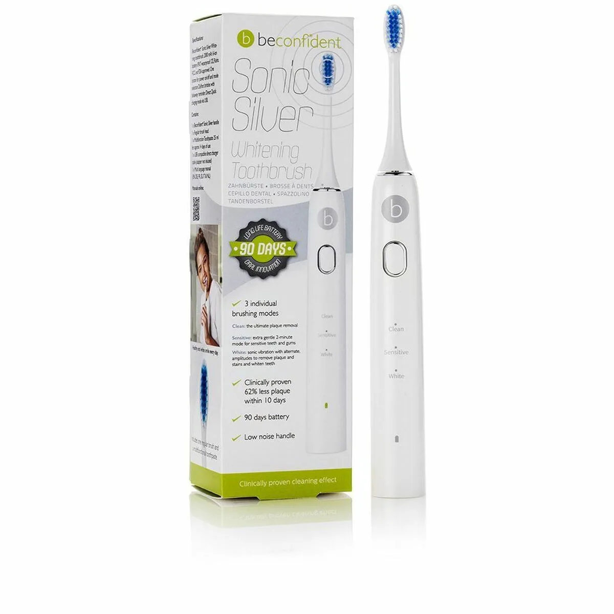 Brosse a dents electrique beconfident sonic silver s059410362. Nos stylistes Diaytar dénichent pour vous les pépites de la saison.