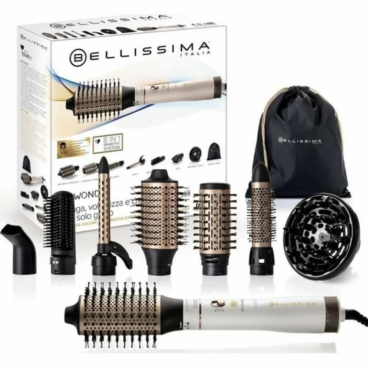 Brosse de lissage bellissima air wonder 8 in 1 1000w noir 8 unites s719558490. Chez Diaytar, chaque visite est l'occasion de découvrir un nouveau produit génial, qu'il soit électronique ou domestique
