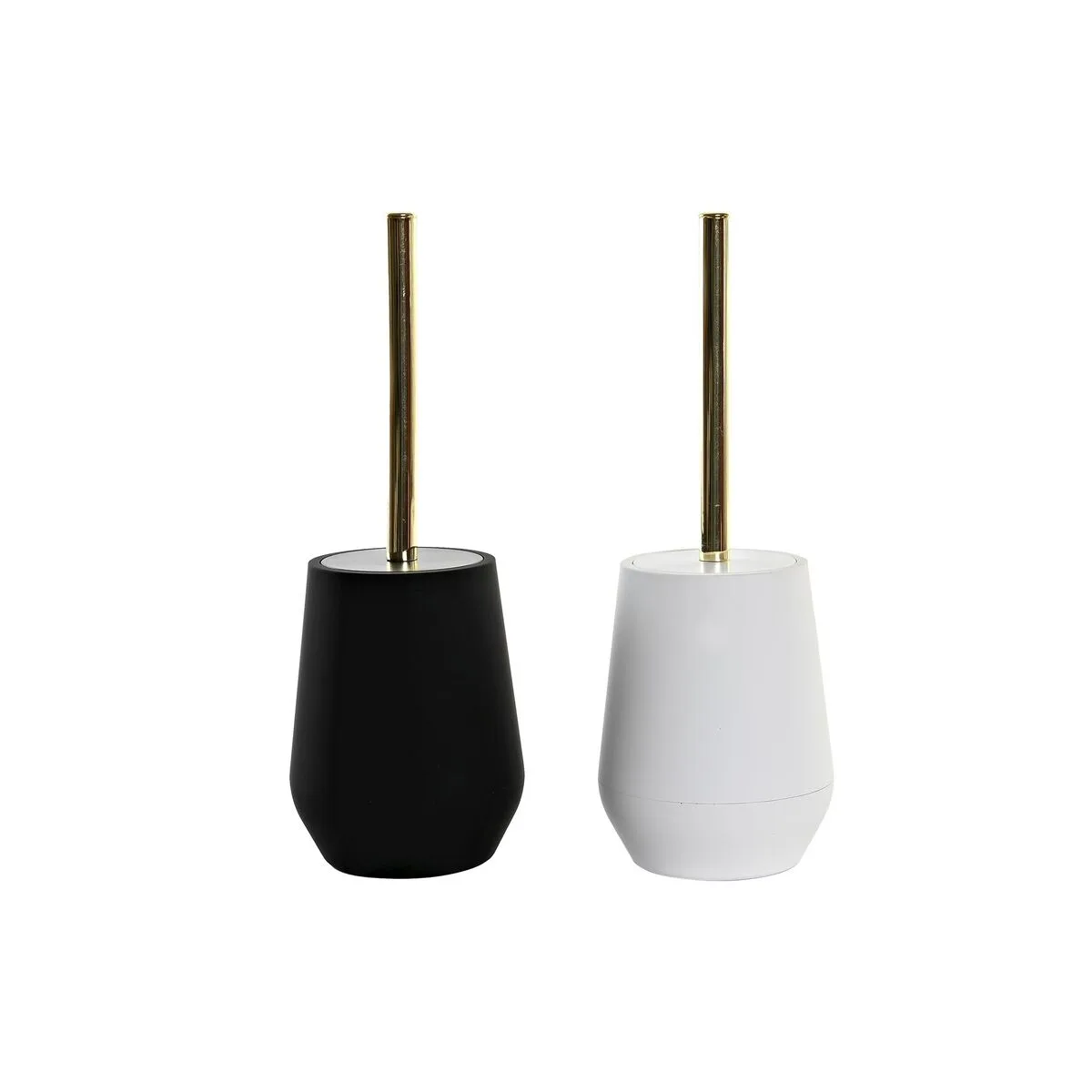 Brosse de salle de wc dkd home decor blanc noir acier inoxydable polystyrene 12 x 12 x 34 5 cm 2 unites s304092562. Notre équipe chez Diaytar est une brigade de passionnés, toujours en chasse pour dénicher la perle rare qui vous fera vibrer.