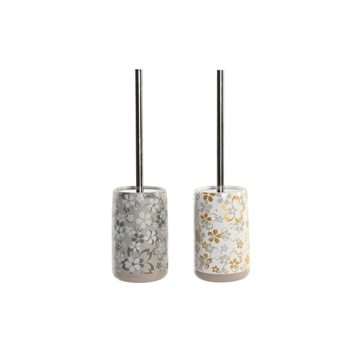Brosse de salle de wc dkd home decor gris beige aluminium dolomite 10 x 10 x 36 cm 2 unites s304172240. Diaytar : Votre guide shopping pour une sélection exigeante de produits tendance, technologiques et domestiques