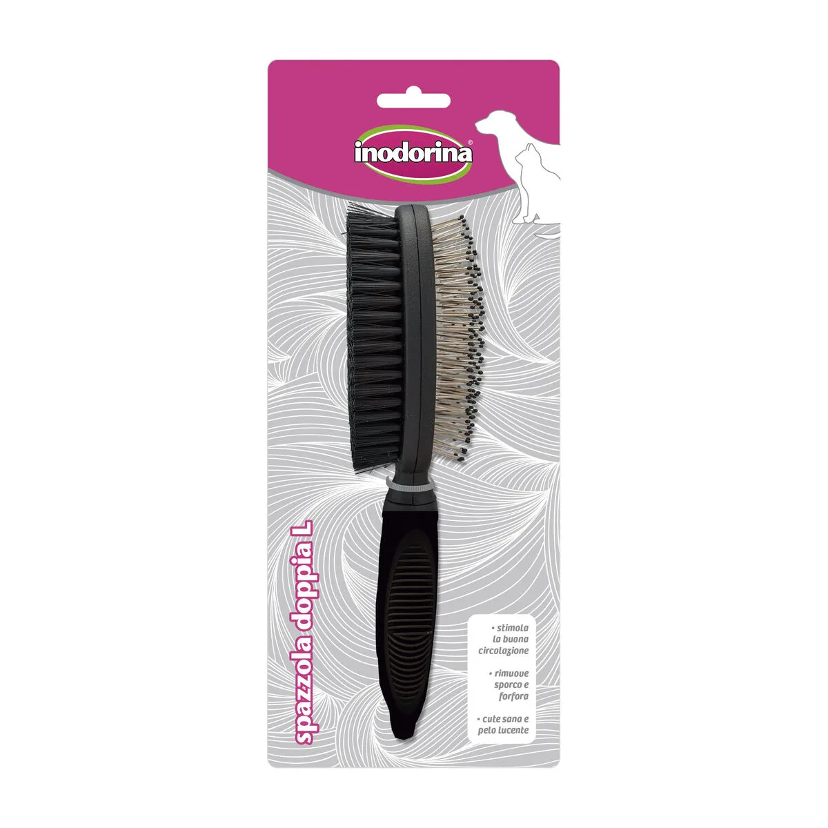 Brosse pour chiens inodorina noir l double s610430891. Chez Diaytar, nous fusionnons l'utile à l'agréable avec une gamme complète de produits soigneusement choisis pour leur design et leur fonctionnalité