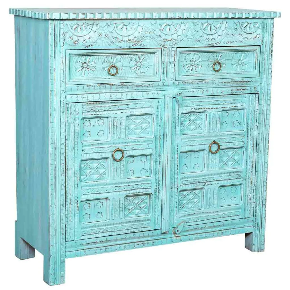 Buffet alexandra house living bleu bois de manguier 41 x 101 x 101 cm d163277085. Chez Diaytar, nous transformons vos envies en réalité avec style.