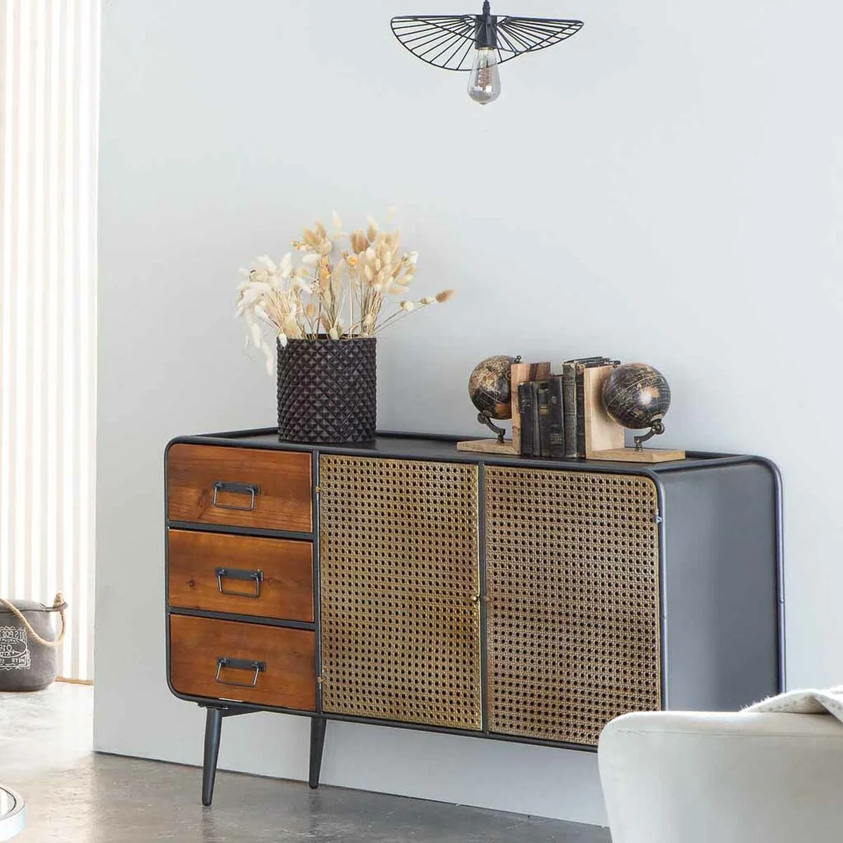 Buffet alexandra house living marron fer 40 x 75 x 120 cm d163234342. Diaytar Home : Créez l'atmosphère parfaite dans chaque pièce de votre maison.
