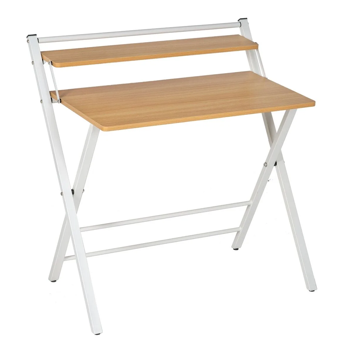 Bureau blanc naturel fer bois mdf 87 x 56 x 87 cm s880625781. Notre mission chez Diaytar : démocratiser l'accès aux produits extraordinaires, sans rogner sur le design ou la qualité.
