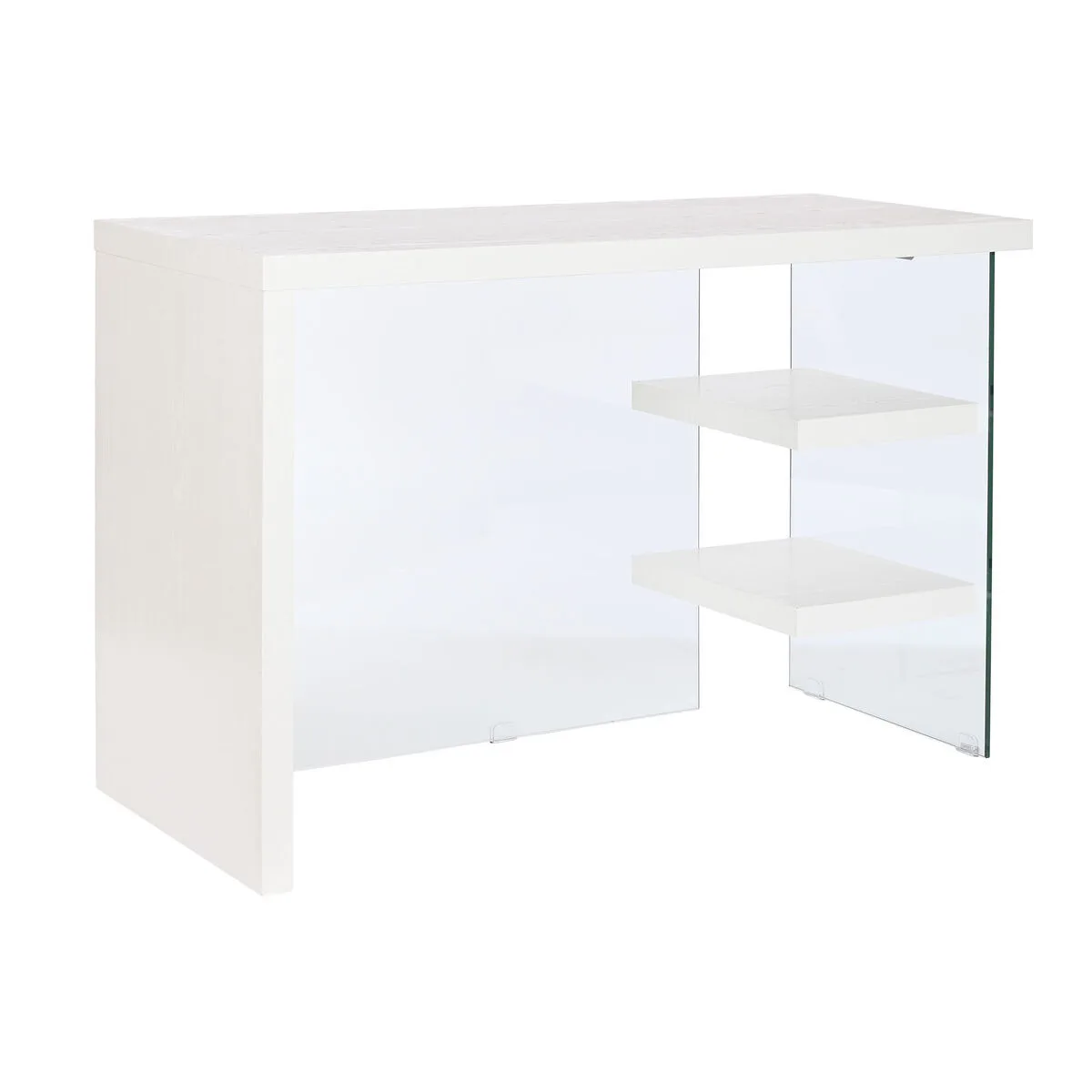 Bureau dkd home decor blanc transparent verre bois mdf 120 x 50 x 76 cm s305276317. Diaytar, une boutique en ligne qui défie les catégories traditionnelles en mêlant produits high-tech, maison et lifestyle avec brio