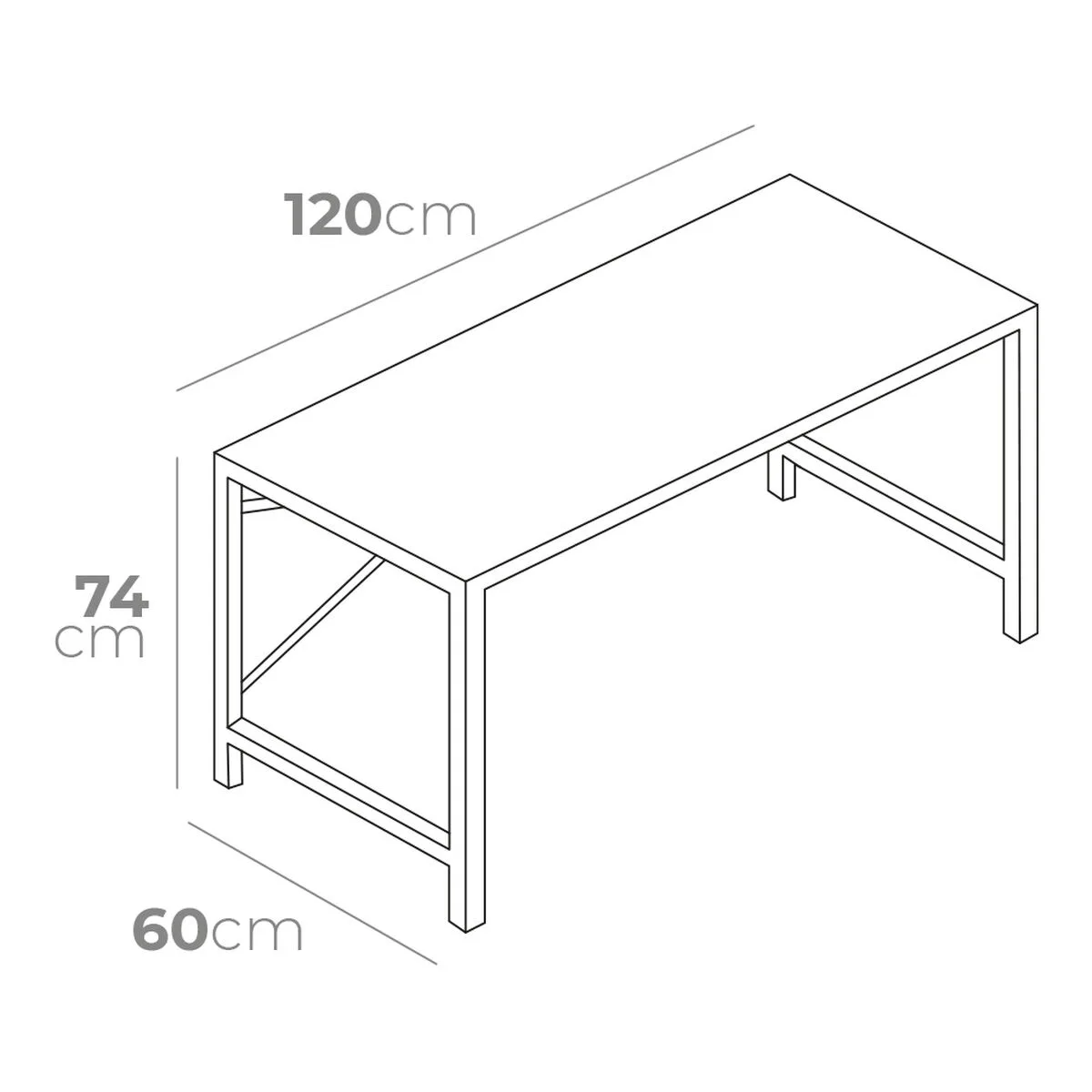 Bureau edm 75195 noir bois metal 120 x 60 x 74 cm s792352815. Bienvenue dans la famille Diaytar. Ici, on ne parle pas de clients, mais de co-créateurs d'un quotidien meilleur.