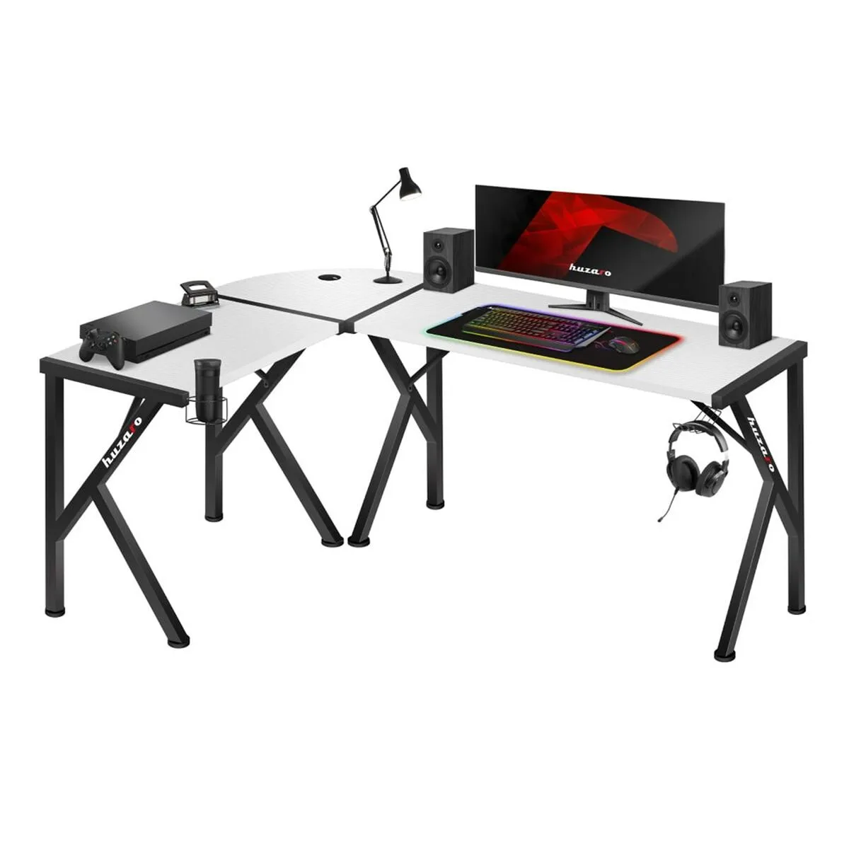 Bureau huzaro hero 6 3 blanc noir acier fibre de carbone 154 x 74 x 117 cm s911438591. Osez l'expérience Diaytar et découvrez comment des produits bien choisis peuvent éléver votre qualité de vie.
