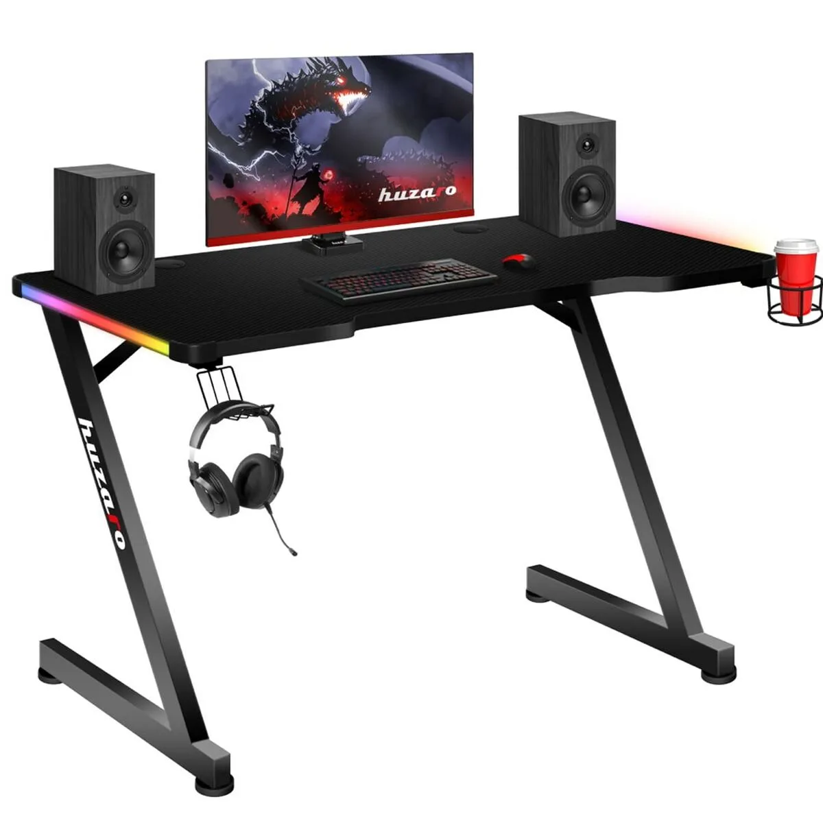 Bureau huzaro hz hero 2 5 rgb noir aluminium acier 120 x 60 cm s913572329. L'aventure Diaytar est une quête permanente de sens et d'esthétisme à travers des produits soigneusement pensés.