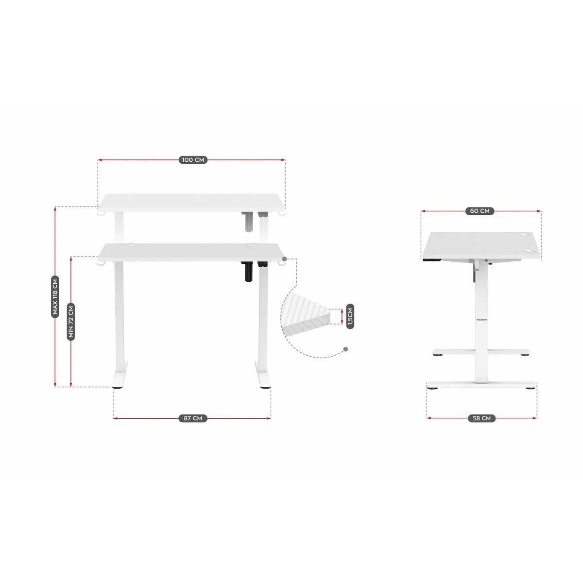 Bureau huzaro hz hero 7 9 white blanc s9110443833. Chez Diaytar, nous célébrons l'innovation sous toutes ses formes, des produits high-tech les plus fous aux objets maison les plus malins.