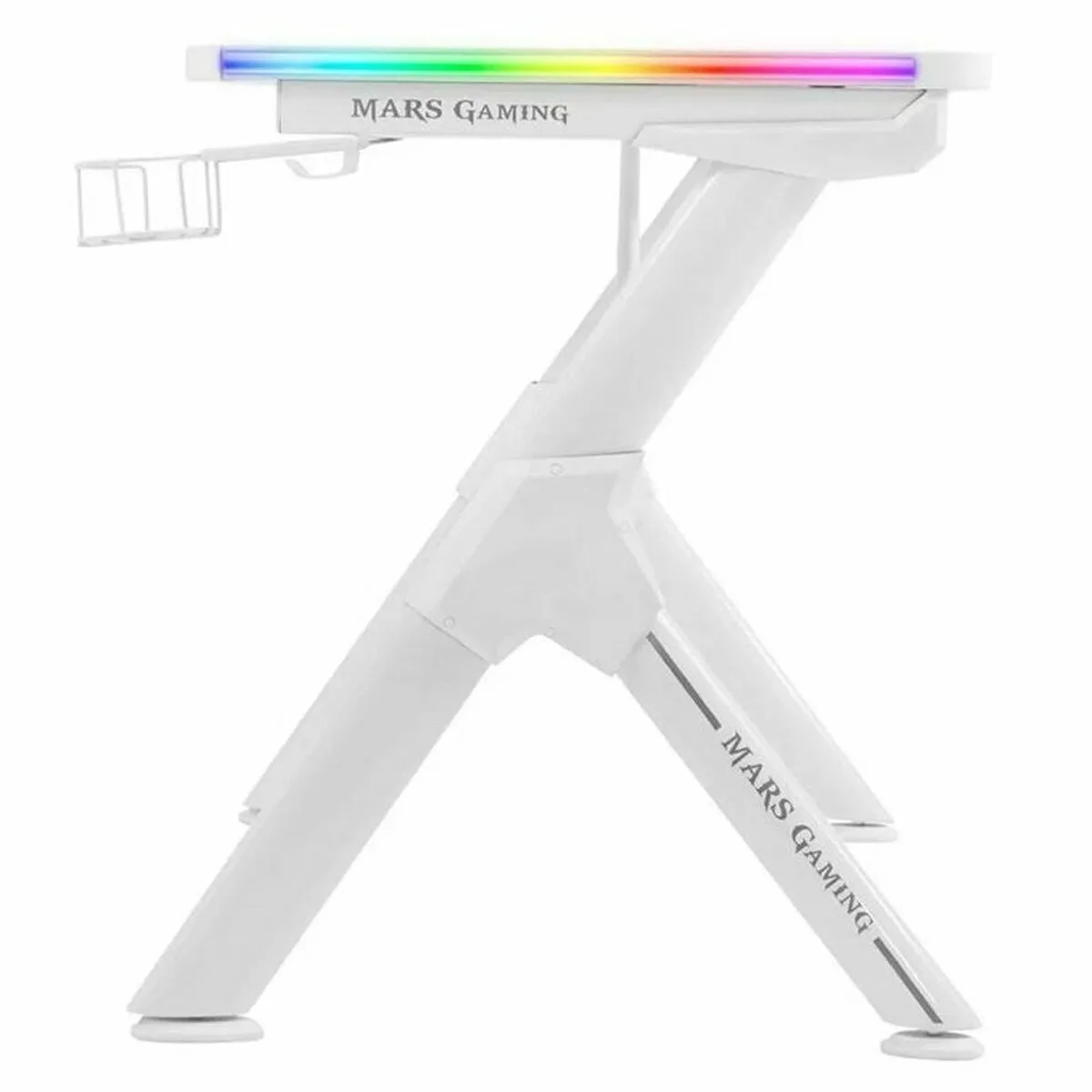 Bureau mars gaming mgdxlrgbw led rgb blanc acier 160 x 60 cm s023177784. Du salon à la chambre, Diaytar habille votre intérieur avec élégance.