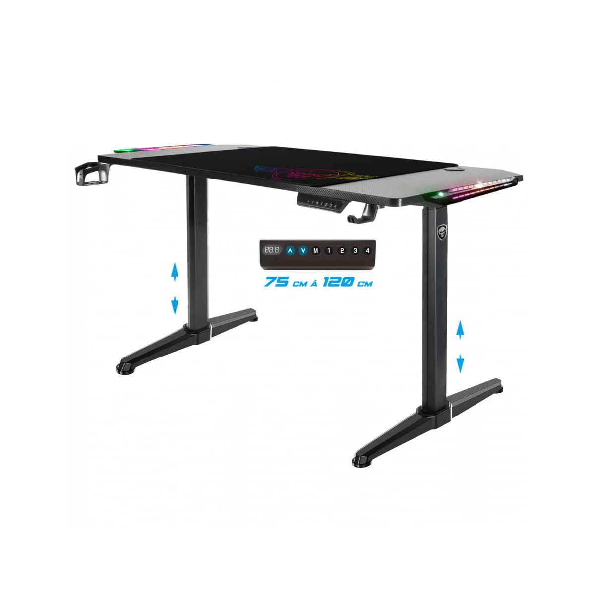 Bureau spirit of gamer headquarter 800 noir bois mdf 140 x 60 cm s023910819. Diaytar a fait le pari de la transparence : nous vous disons tout sur l'origine et la conception de nos produits.