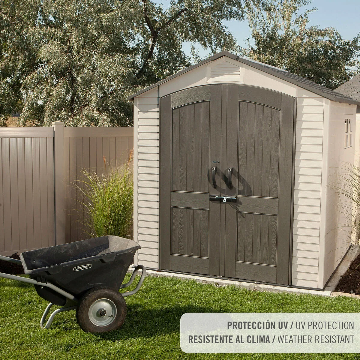 Cabane lifetime 215 x 227 x 215 cm gris s890651671. Diaytar, c'est la promesse de trouver ce produit parfait qui répondra à un besoin précis tout en étant un objet de désir