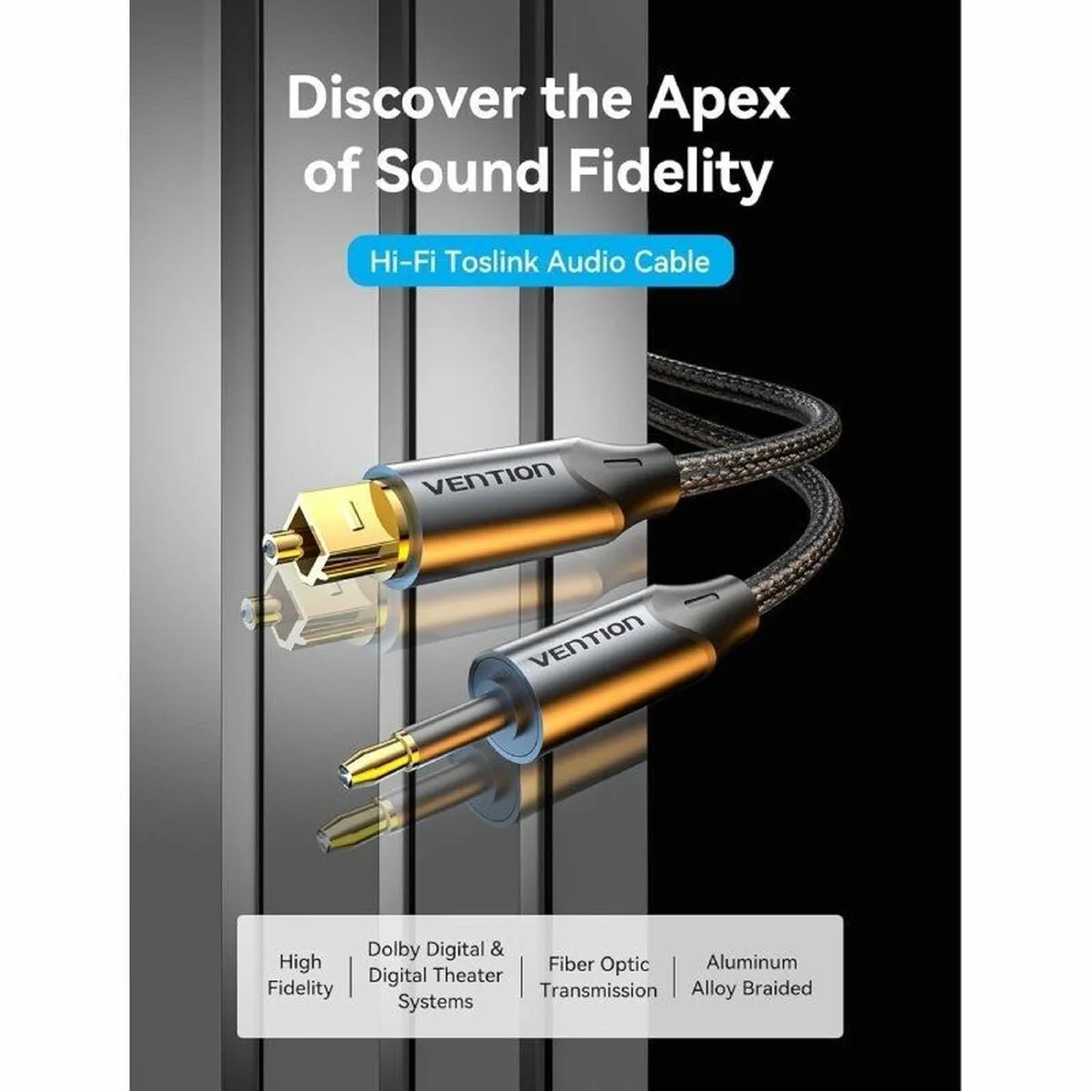 Cable a fibre optique vention bkcbg 1 5 m s990840268. Diaytar s'adresse aux esprits modernes en quête de produits qui allient performance technologique et design épuré