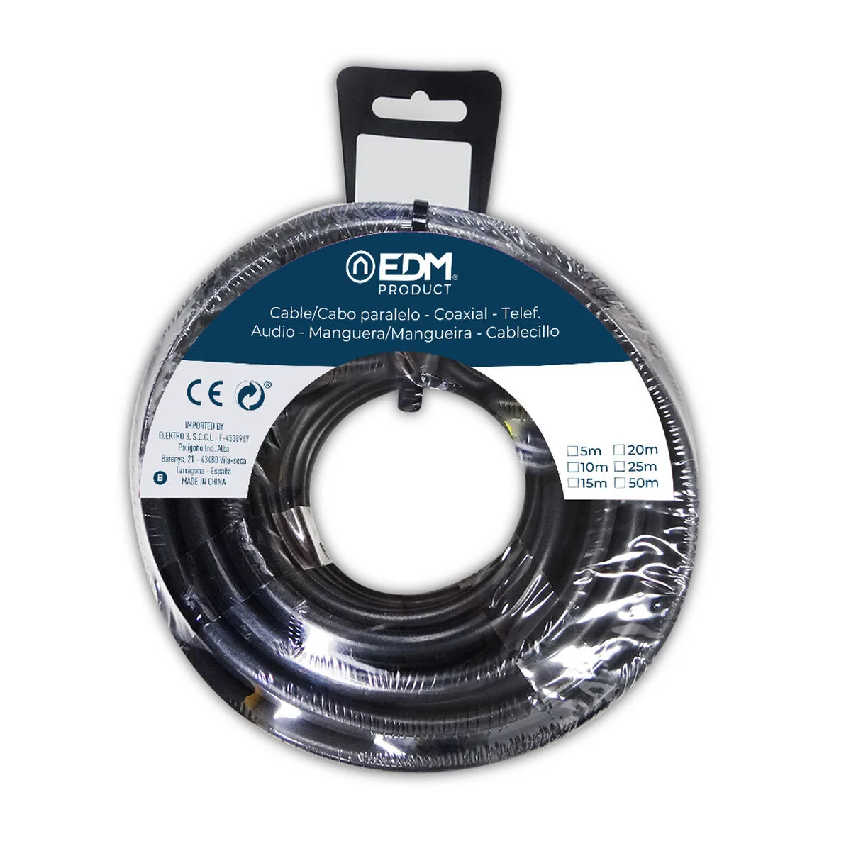 Cable coaxial antenne tv edm 28301 noir 10 m 2 x 1 mm s791523137. Nous sommes les archéologues du produit parfait. Diaytar exhume pour vous les trésors cachés du marché.