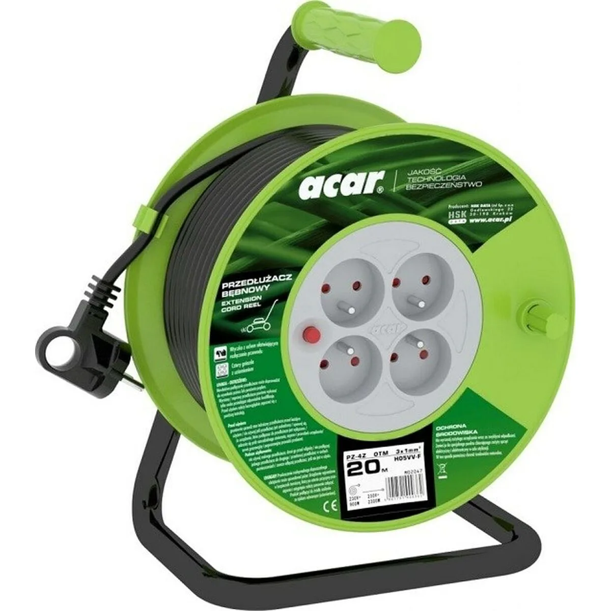 Cable de rallonge acar m02047 noir 20 m s9111920929. La recette Diaytar : un tiers de design, un tiers d'innovation, un tiers de fonctionnalité. Le tout saupoudré de tendance.