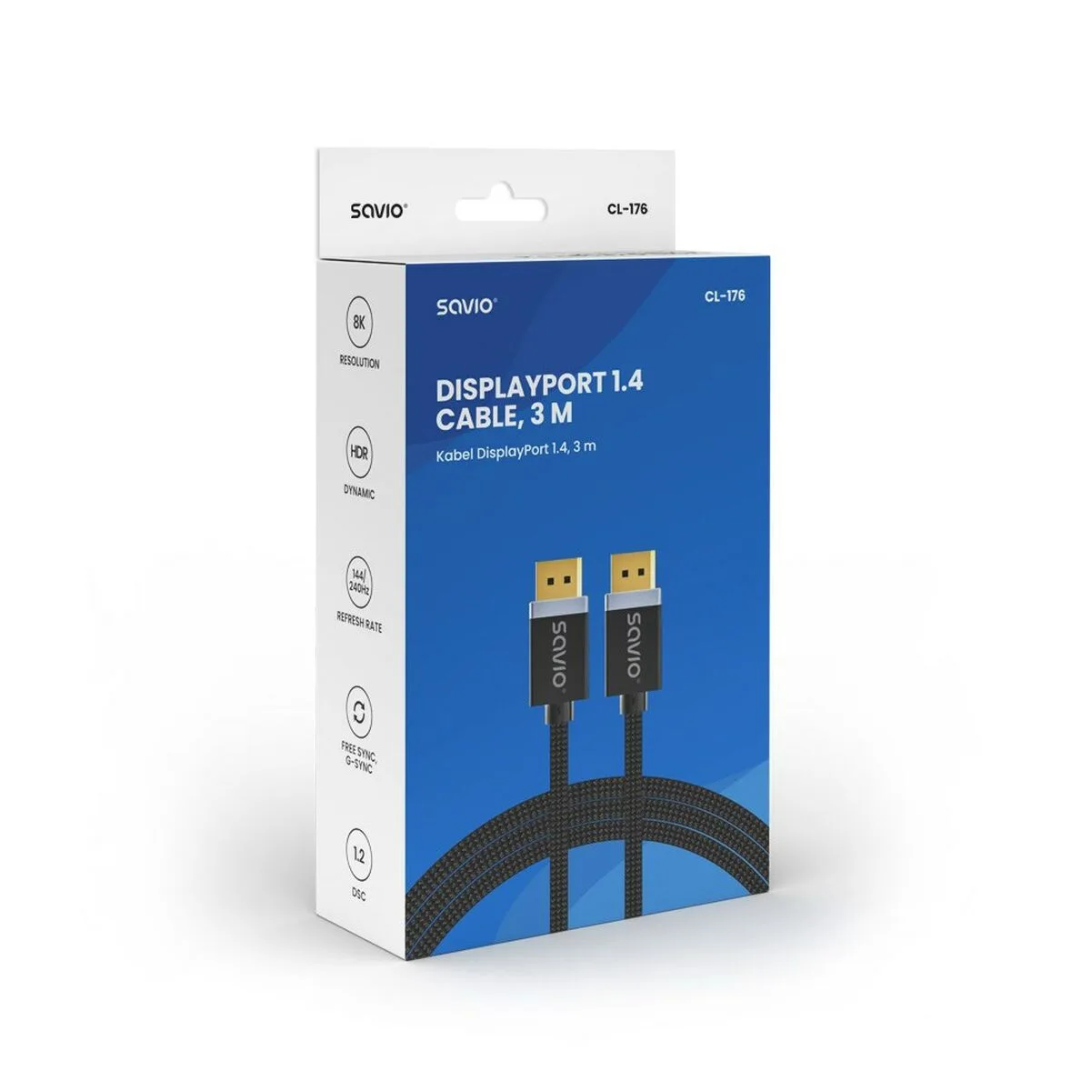 Cable displayport savio cl 176 noir 3 m s914511780. Diaytar, c'est la preuve que le génie réside dans les détails. Chaque produit a été scruté, pesé, et approuvé.