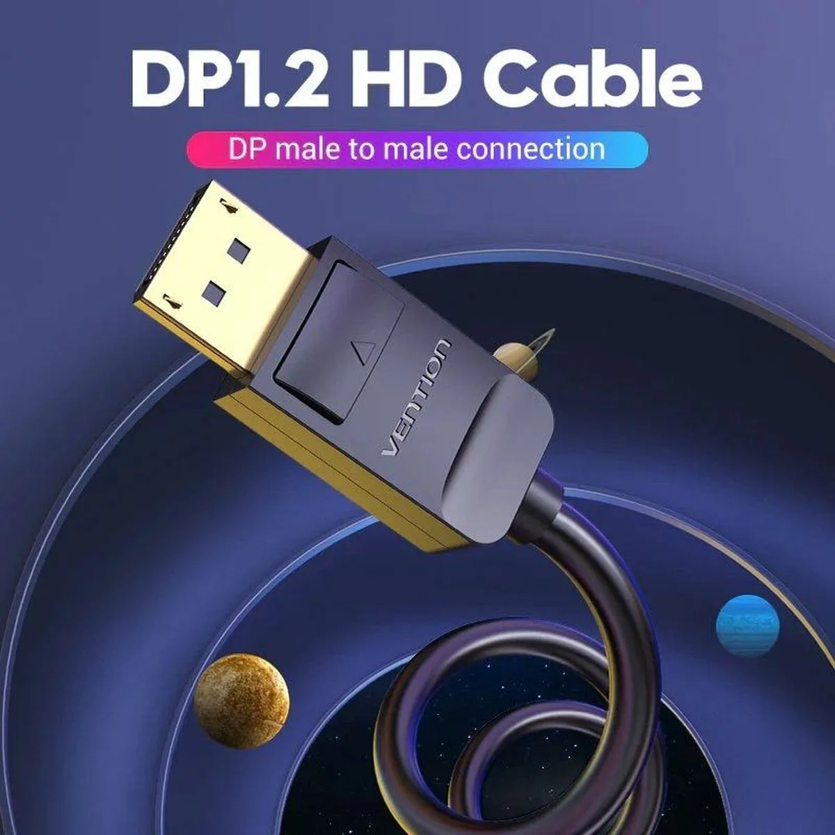 Cable displayport vention hacbj noir 5 m s990854967. Du salon à la chambre, Diaytar habille votre intérieur avec élégance.